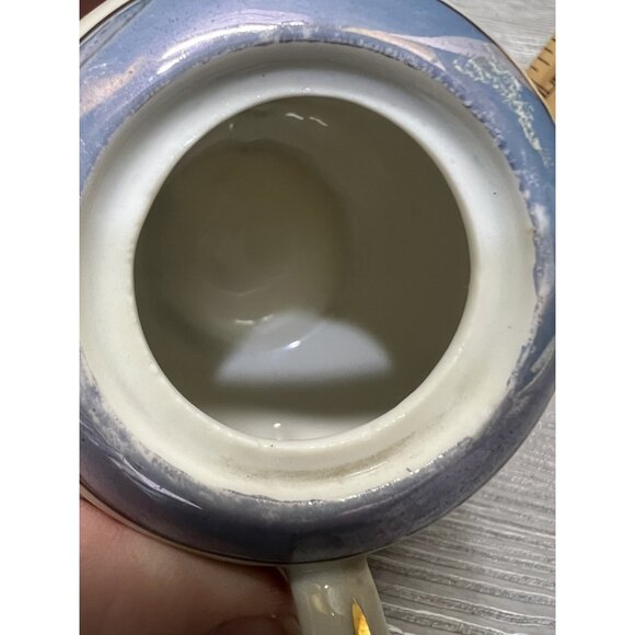 Vintage Mini Lusterware Porcelain Windmill Creamer Sugar Bowl Made in Japan - Picture 13 of 14